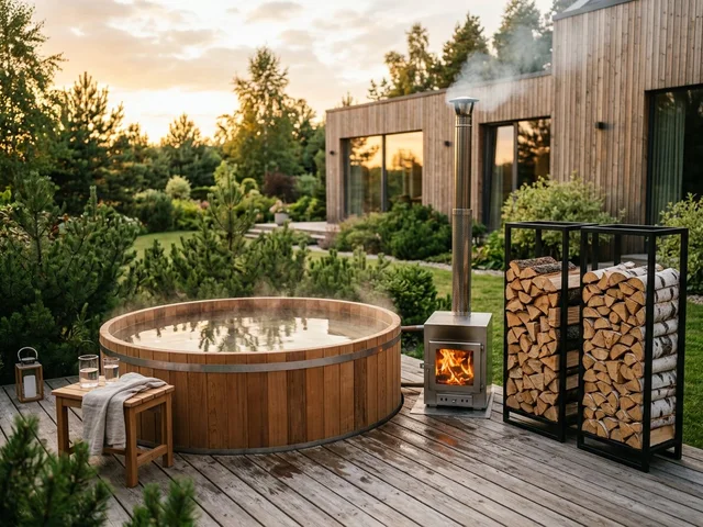 Дрова для приусадебной банной купели в Приморске